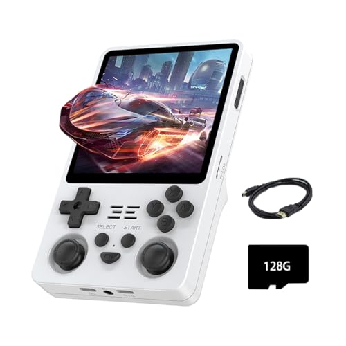 Tronikrc RGB20SX Retro Portable Gaming Console, 4.0-Inch 720 * 720 HD Screen Handheld Game Console, 16+128GB Open Source Linux Retro Video Consoles Built-in 20000+Games