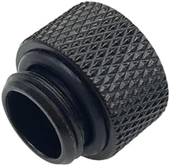 4PCS Black G1/4 Inch Male Female External Adaptor Brass Extension Fitting with O Ring for Computer Water Cooling Systems — 사진 2