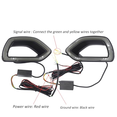 Luces LED para Parrilla Dodge Charger SRT 2015-2022 miniatura 3