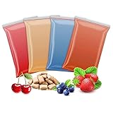 4x 200g Aromazucker | Erdbeere – Kirsche – Bubble Gum - Blaubeere | 4 Sorten Zucker mit Geschmack für Bunte Zuckerwatte / Zuckerwattemaschine | 800 Gramm gesamt | Set Nr. 2