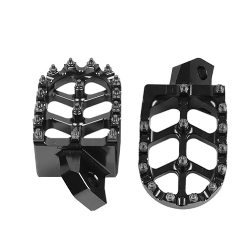Motorrad-Fußrasten Für Kawasaki KX125 KX250 KX500 1988–2004 Fußstützen Fußpedale Zubehör Zubehör(Black)