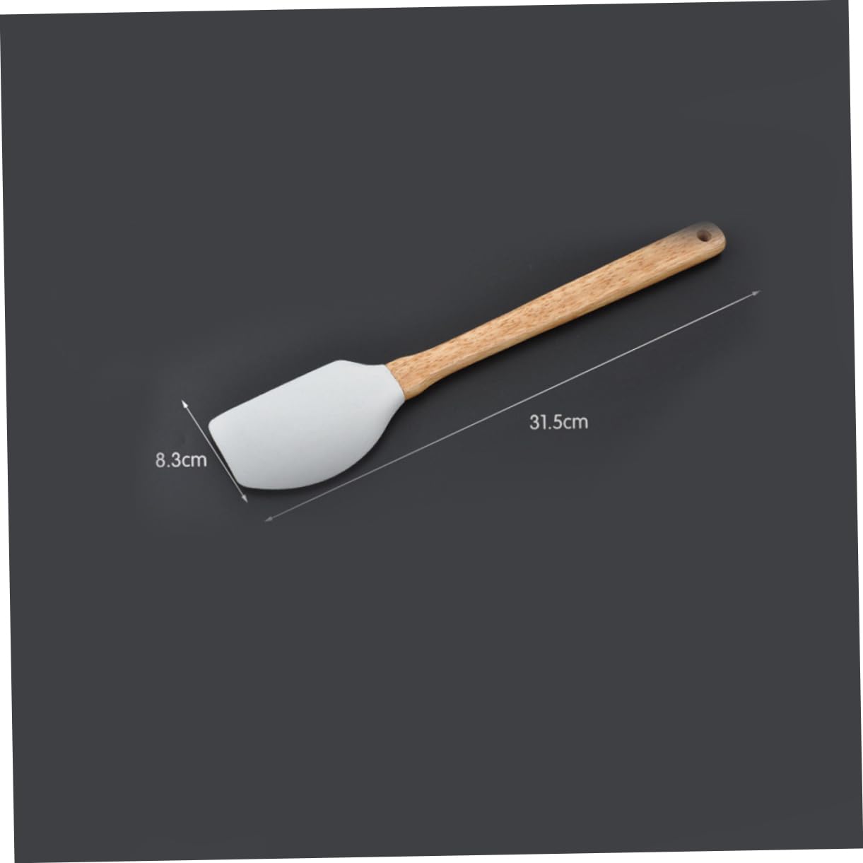 Gatuida 6 Stück Teiliges Silikon Kochutensilien Set mit Holzgriff Hitzebeständig Antihaftbeschichtet Flexibel Spatel und Schaber für Küche und Backen Leicht zu Reinigen Spülmaschinenfest