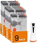Sacs à étanchéité sous vide pour les voyages de vêtements avec pompe rechargeable sans fil, 9 Compression de l' emballage Space Sacs d'économie pour l'emballage, la bagages et le stockage saisonnier