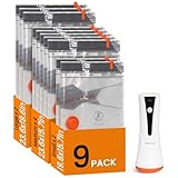 Vacuum Seal Bags for Clothing Travel with Rechargeable Cordless Pump, 9 Pack...