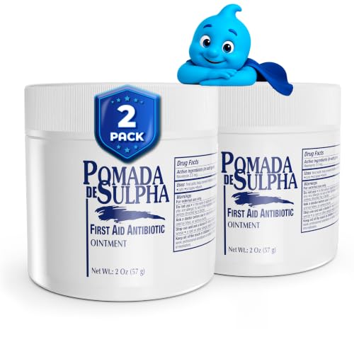 Pomada De Sulpha First Aid Antibiotic Ointment 2 oz. 2-Pack