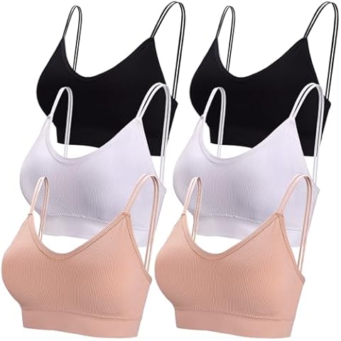BQTQ 6-Piece Padded Bralettes Cover