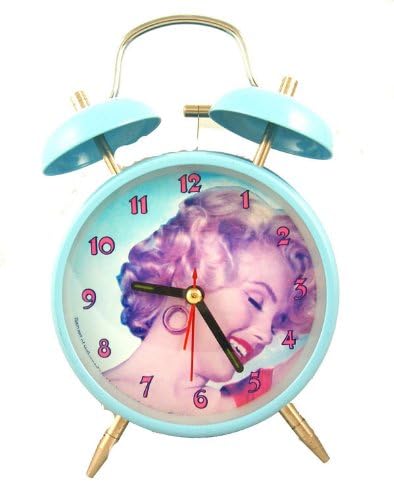 Marily Monroe Twin Bell Alarm Clock Mm-c127