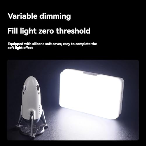 Foco LED de cámara de video portátil regulable 40W de tres colores mini 7