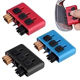 3 Pcs 3-in-1 Golf Club Cleaner Brush Set,Golf Club Cleaner Brush with Retractable Groove & Spike Cleaner,Pocket Size Portable Retractable Golf Ball Cleaner for Deep Cleaning Golf Clubs and Balls