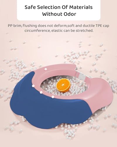 Image of StarAndDaisy Baby Shower Cap Shield, Adjustable Shower Cap for Kids, Visor Hat for Eye and Ear Protection for 0-9 Year Old Baby.