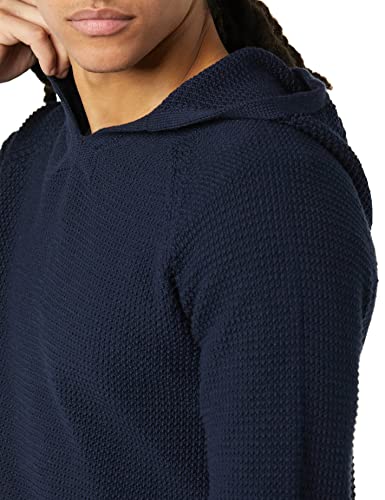 Men's 3D Textured Hoodie Pullover Sweater3