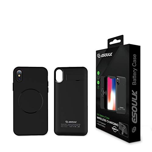 Esoulk Backup Battery Case with Wireless Charging 5000mah for iPhone X/XS - 5.8