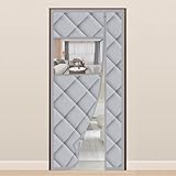 ☀【Doppeljahres-Türvorhang】Unsere Türvorhänge sind für zwei Jahreszeiten konzipiert. Mit dem hochdichten Oxford-Tuch außen und dem dicken Futter aus reiner Baumwolle kann es nicht nur Wärme im Sommer effektiv isolieren, sondern auch im Winter effektiv warm halten. Es ist sehr geeignet für den Heimgebrauch, und kann Ihnen auch eine Menge Strom- und Heizkosten sparen.