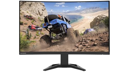 Lenovo G27qc 30 Écran Gaming Incurvé 27" QHD avec EyeSafe VA 165Hz 1ms HDMI+DP Câble DP FreeSync Premium HDR10 Haut Parleurs Réglage en InclinaisonHauteur - vue 5