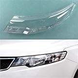 Compatible with Kia Cerato Forte 2009 2010 2011 2012 Headlight Cover Transparent Lens Headlamp Shell Replace Original Lampshade(Left)