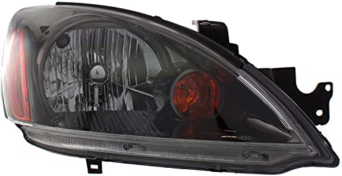 Evan Fischer Passenger Side Headlight for Mitsubishi Lancer 2004-2007 Halogen With bulb(s) Sedan & Wagon, 4-Wheel ABS Replaces# MN154900