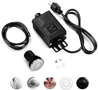 Sink Top Air Switch Kit Air Button for Garbage Disposal with Aluminum Alloy
