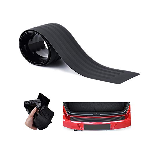 Onerbuy 90CM Protector de parachoques trasero Protector de goma resistente a los arañazos Ajuste de ajuste universal para camionetas SUV de recolección de automóviles Cover