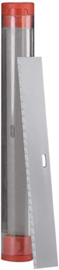 QEP 62909Q 8" Adjustable Razor Floor Stripper & Warner 4" Big Blade Scraper Replacement Blades, Card of 5, 695