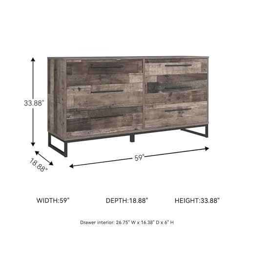 Neilsville 6 Drawer Dresser by Ashley