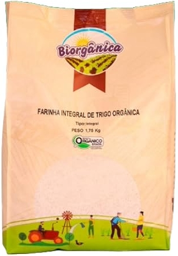 Farinha de Trigo Integral Orgânica Biorgânica 1,75kg