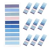 Gatuida 10 Registerkarten für Notizbücher: Farbige Registerkartenaufkleber, kleine beschreibbare...