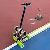 Máquina pegadora de cinta – Aplicador manual de marcado de carril para campos atléticos, garaje, estadios de pelota y pistas – ideal para rayas de suelo y marcado de líneas