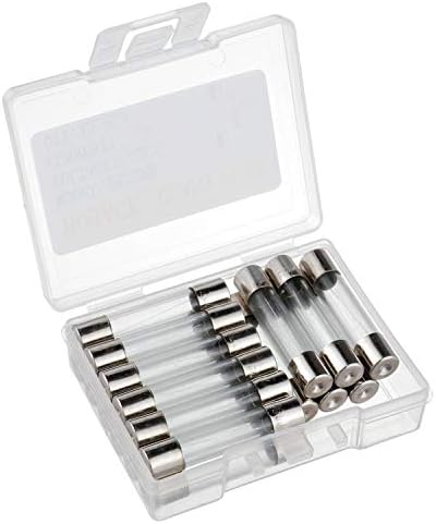 BOJACK 6x30mm 2A 250V 0.24x1.18 Inch F2AL250V Fast-Blow Glass Fuses(Pack of 18 Pcs)