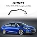 HIMARKLIF Engine Coolant Hose, Radiator Upper Inlet Coolant Bypass Hose Compatible with Chevy Cruze 1.4L Turbo 2011-2016 Replace＃ 13251447
