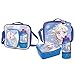 CERDÁ LIFE'S LITTLE MOMENTS, Portameriendas Termico con Botella Infantil y Tupper Frozen 2-Licencia Oficial Disney Studios Unisex niños, Multicolor, 23.0 X 15.5 X 8.0 CM