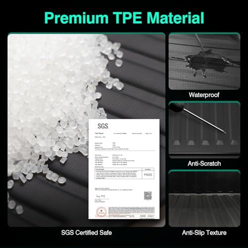 PWY Truck Bed Liner for Dodge Ram 1500&RHO(2019-2025 2026)/Classic(2019-2024), TPE Heavy Duty Short Bed Mat(5.7'/67.4"),All Weather Mat for Pickup,Anti-Slip,Waterproof,2020 2021 2022 Truck Accessories by PWY - Image 4