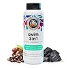 SoCozy Kids Swim 3-in-1 Shampoo, Conditioner & Body Wash - 3-in-1 Combo Pool Shampoo & Conditioner for Swimmers - Salt & Chlorine Removing Activated Charcoal