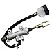 GOOFIT Bomba De Freno Cilindro Maestro De Trasero Con DepóSito Reemplazo Para Cb400 Cbr250 Cbr400cb-1 50cc 70cc 90cc 110cc 125cc Pit Bike Scooter Ciclomotor Atv Quad Motor Plata