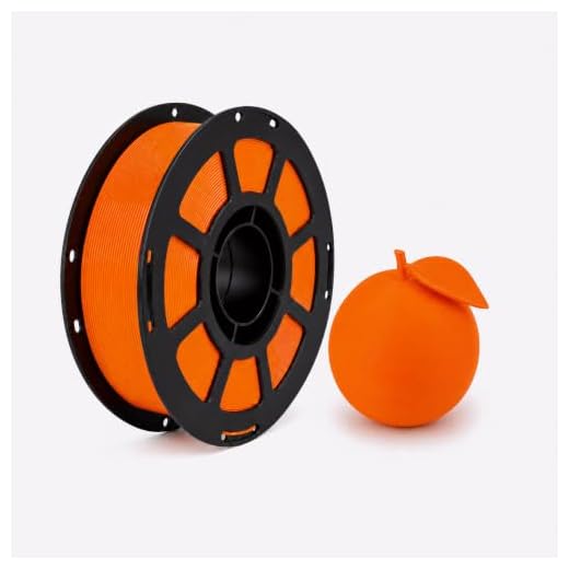 ⚡ Hotfine PLA+ Filament 1kg(2.2lbs)/Spool 1.75mm ±0.02 (Orange)