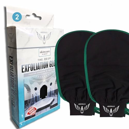 Gant d'exfoliation contre la peau terne : lot de 2 gants Silkify pour homme et femme