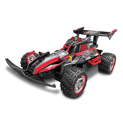 Nikko Turbo Panther X2 – Buggy Radiocommandé 1/10, Vitesse 17 km/h, Batterie USB-C, Télécommande 2,4 GHz, Suspension Tout-Terrain, Dès 8 Ans