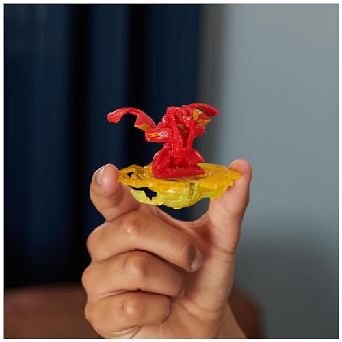 BAKUGAN 3.0 - Pack 1 Special Attack Dragonoid - Assemblez Et Personnalisez Votre Bille 1 Anneau De Combat, 1 Lanceur et 3 Cartes - Collection Jouet - Jouet Enfant 6 Ans Et +