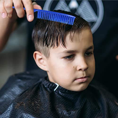 Allegro Combs 60 Parting Three Row Combs Salon Hairstylist Hairdresser Detangle Combs For Natural Hair And Wigs For Curly Hair Made In The Usa 2 Pcs. (Royal Blue) #TOP5