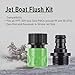 nonarttoy Boat Engine Flush Kit, Boat Hose Quick Release Kit, Jet Ski Engine Flush Accessories, Boat Engine Quick Flush Kit for Seadoo PWC & Kawasaki Four-Stroke Engines