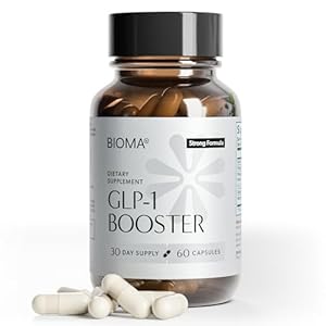 BIOMA GLP-1 Booster – Natural Appetite Control Supplement with Clinically Proven Probiotics, Prebiotics & Postbiotics – Support Weight Management & Satiety, (60 Capsules – 30 Day Supply)