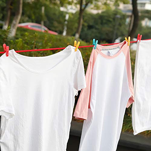 Corde à linge polyvalente verte de 10m dotée d'une structure coupe-vent haut de gamme