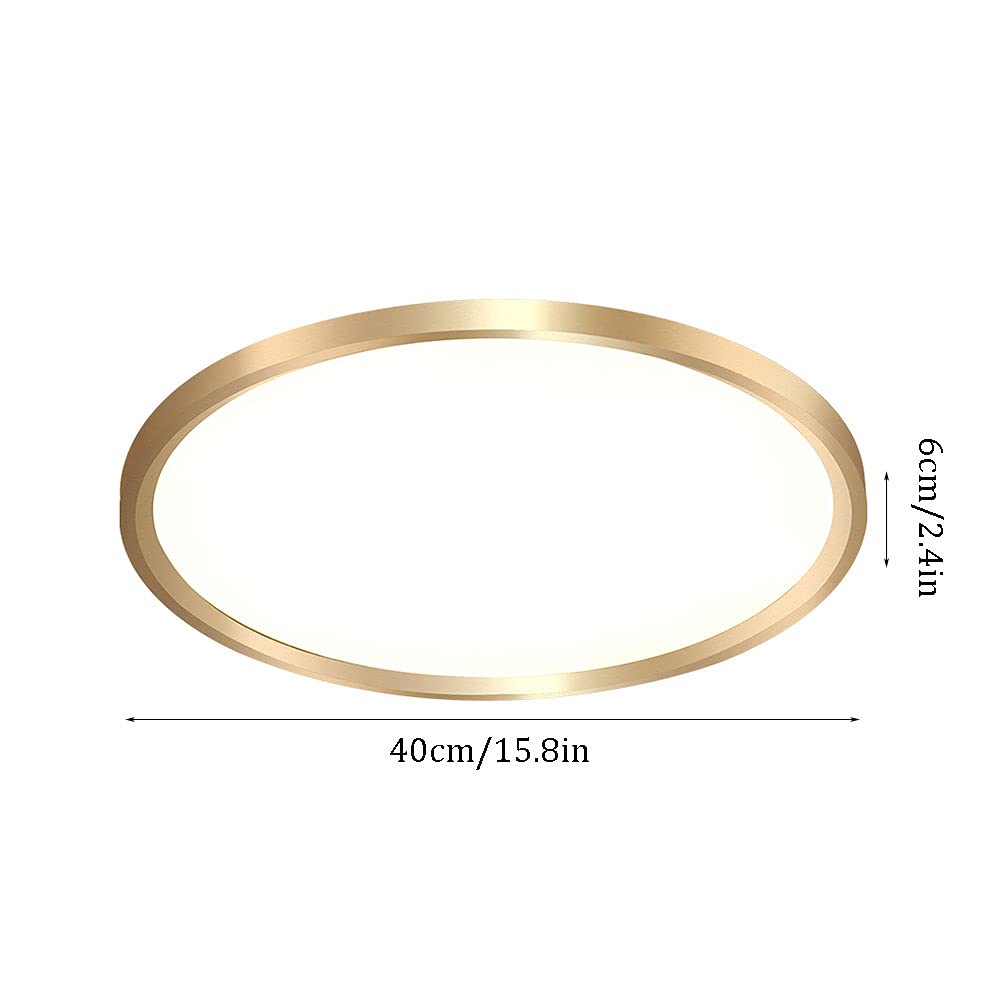Lámpara De Techo Blanca Redonda Ultrafina (6000 K), Luz De Techo Empotrada, Luz Plana LED De Bajo Consumo, Dormitorio, Estudio, Vestidor, Iluminación Decorativa, Fácil De Instalar