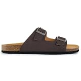 V.GAN Vegan Mango Comfort Soft-Fußbett-Sandalen, grau, 40 2/3 EU