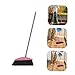 IWOWHERO Pink Broom Floor Sweeper Household Cleaning Supply Outdoor Broom Easy to Use Random Style
