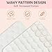 2000PCS Lint Free Nail Wipes- Wavy Pattern Nail Polish Remover Pads- Lint Free Wipes for Nail Polish, Eyelash Extensions, Nail Art- Prep Wipes for Manicure and Pedicure