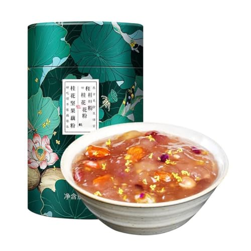 McKona Lotuswurzelpulver Chinesische Asiatische Suppe Nuss-Trockenfrucht-Osmanthus-Dessertbox Verzehrfertige Frühstücksnahrung Familiengetränke
