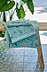PiP Studio [W] Gästehandtücher Les Fleurs Blue UV UV 30x50 Set a 3