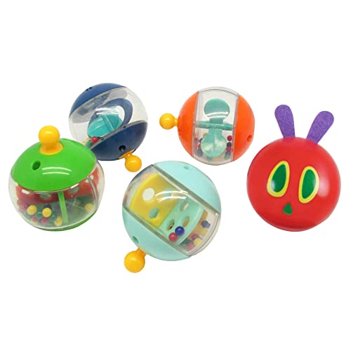 Image of Kids Preferred World of Eric Carle The Very Hungry Caterpillar Plastic Busy Balls Toy Medium
