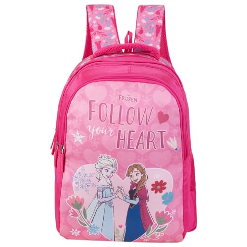 Image of Disney Princess Pink School Bag 18 Inches Lightweight Backpack for Girls