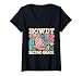 Womens Howdy Second Grade Cowgirls 2nd Grade Teacher Back to School V-Neck T-Shirt